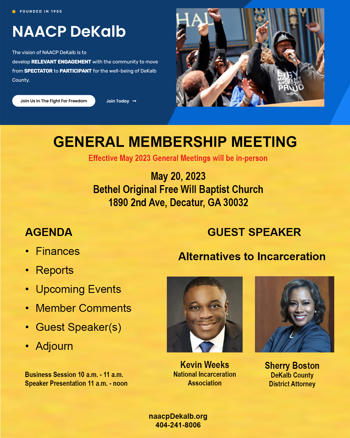 NAACP Dekalb County Branch #5192 – We work to ensure the political ...